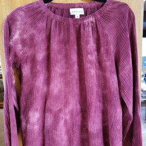 Cloth & Stone Tie Dye Long sleeved Top   Small